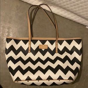 Kate Spade Chevron Tote Bag